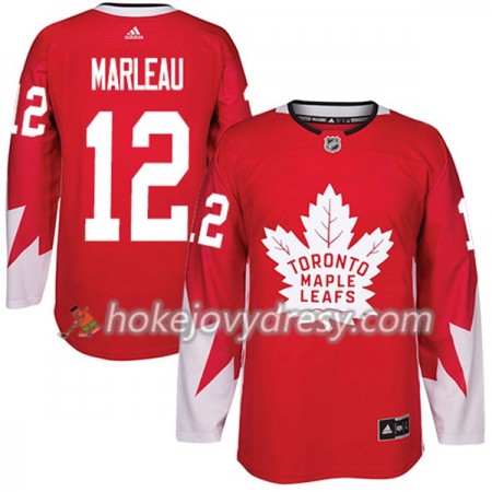Pánské Hokejový Dres Toronto Maple Leafs Patrick Marleau 12 Červená 2017-2018 Adidas Alternate Authentic
